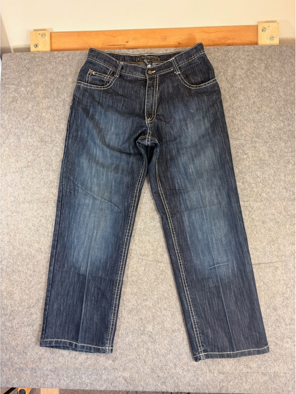 Vintage Y2K Southpole dark wash baggy jeans Size 36x31